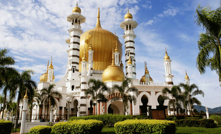 Gambar Lukisan Masjid  Indah Nusagates